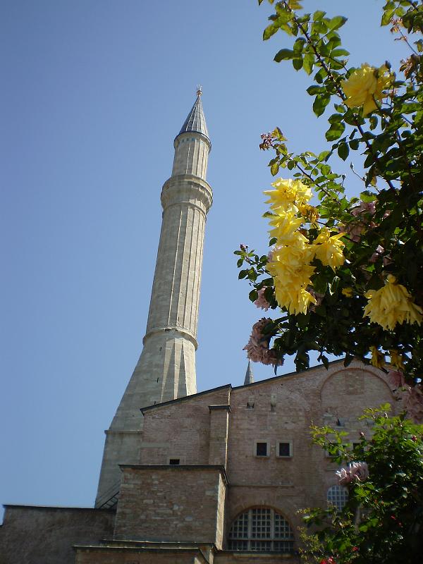 istanbul 043.JPG - One of the Hagia Sophia's minarets